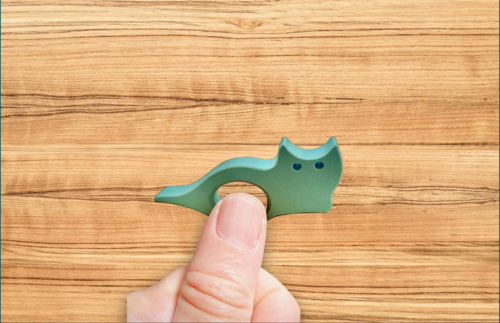 Sujeta-páginas Gato — imagen 1